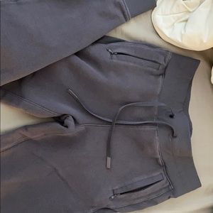 Dark purple lululemon sweats banded